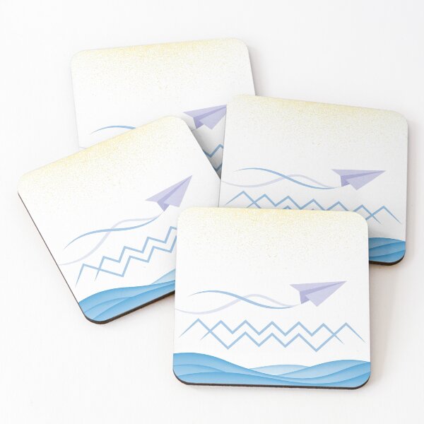 Item preview, Minimalist Paper Plane Morning Flight designed and sold by LuxAir.