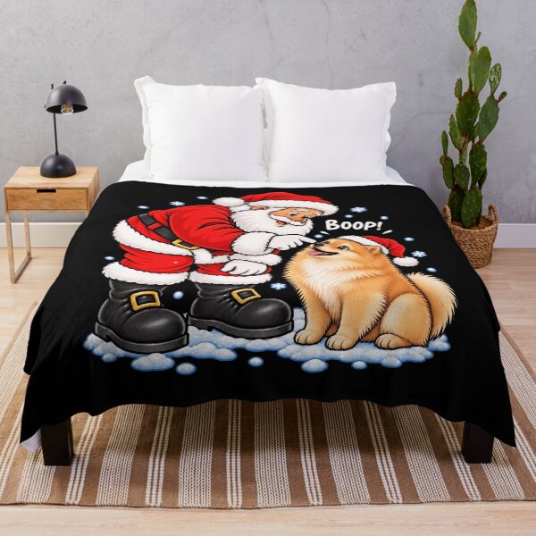 Item preview, Funny Pomeranian Dog Santa Boop Merry Chirstmas Mom Dad designed and sold by rafaeltto.