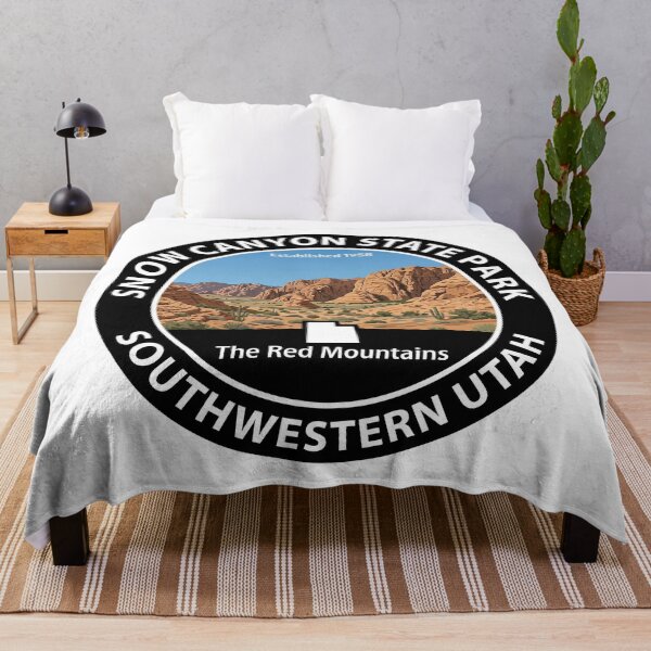 Item preview, Snow Canyon State Park Utah Vintage Desert Landscape Badge designed and sold by YOUNG DREAM STORE.