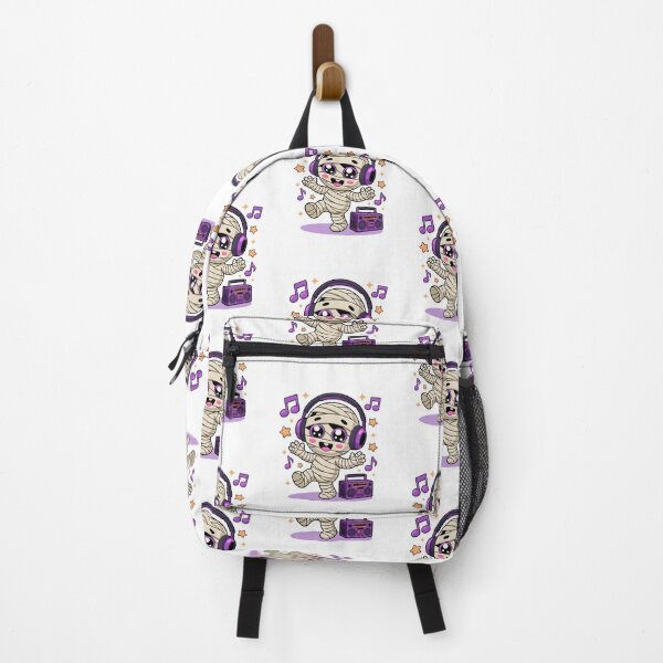 Item preview, Cute Kawaii Mummy Dancing With Headphones designed and sold by DariaOltes.