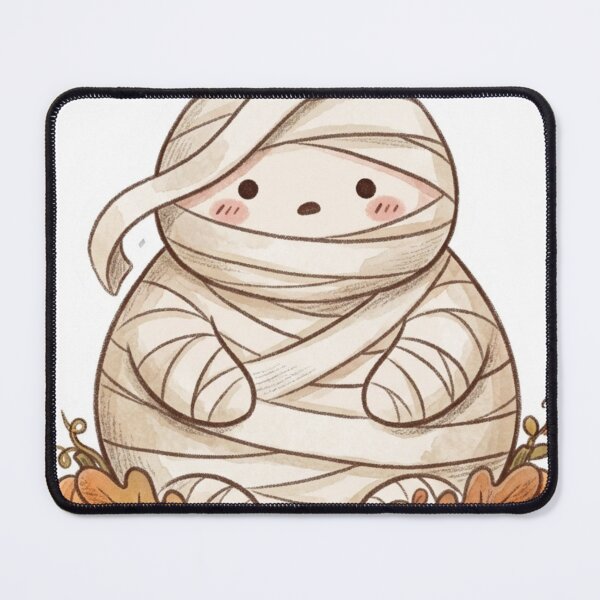 Item preview, Cute Kawaii Confused Mummy - Spooky Little Monster Sticker designed and sold by 0Zetgest.