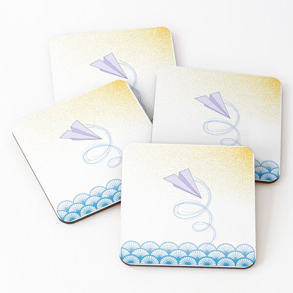 Item preview, Minimalist Paper Plane Soaring designed and sold by LuxAir.