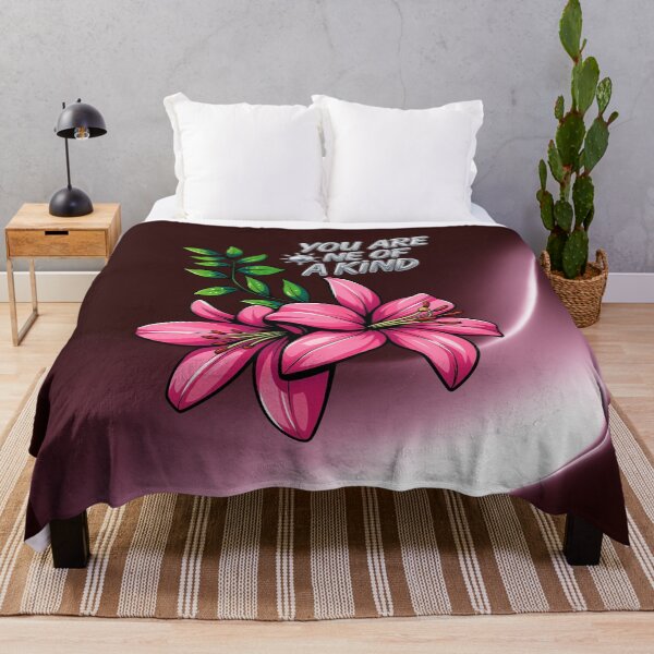 Item preview, You Are One of a Kind Pink Lily Flower Design designed and sold by tinkeybabes.
