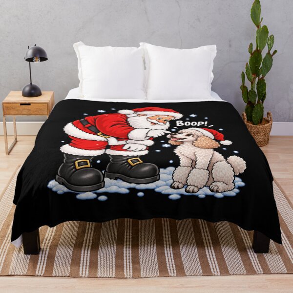 Item preview, Funny Poodle Dog Santa Boop Merry Chirstmas Mom Dad designed and sold by rafaeltto.
