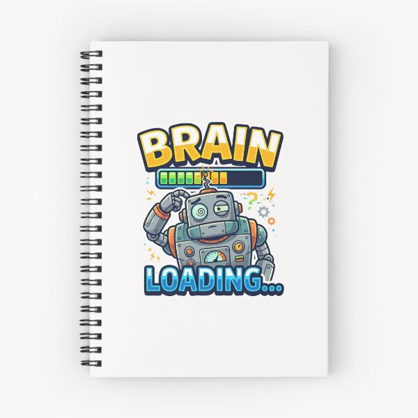 Item preview, Brain Loading... designed and sold by DigitalDreamStudio.