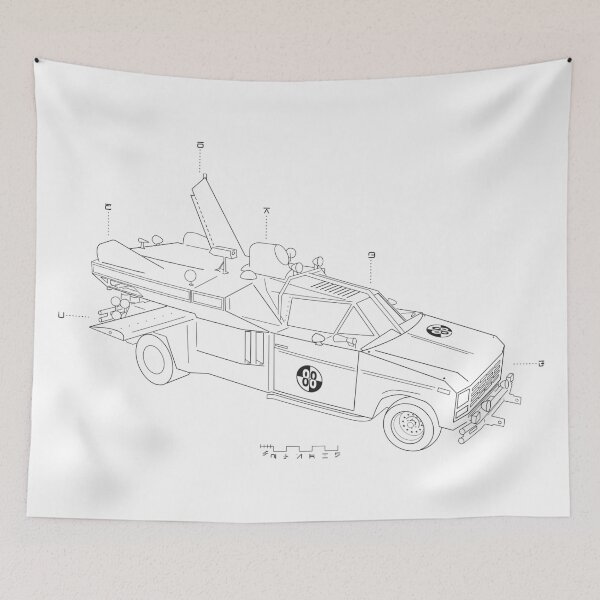Item preview, Buckaroo Banzai Jet Car Black designed and sold by EclipseLlamas.