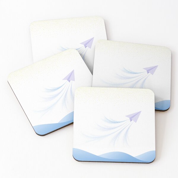 Item preview, Minimalist Paper Plane Golden Ascent designed and sold by LuxAir.