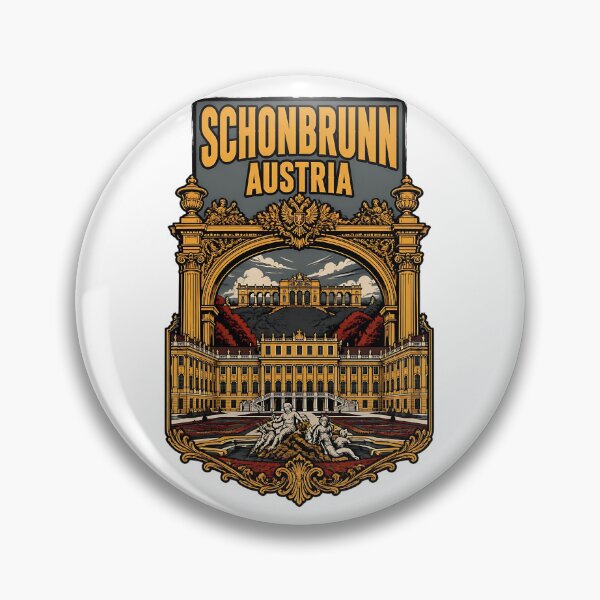 Item preview, Schonbrunn Austria Vintage Travel Tourism designed and sold by TravelersGems.