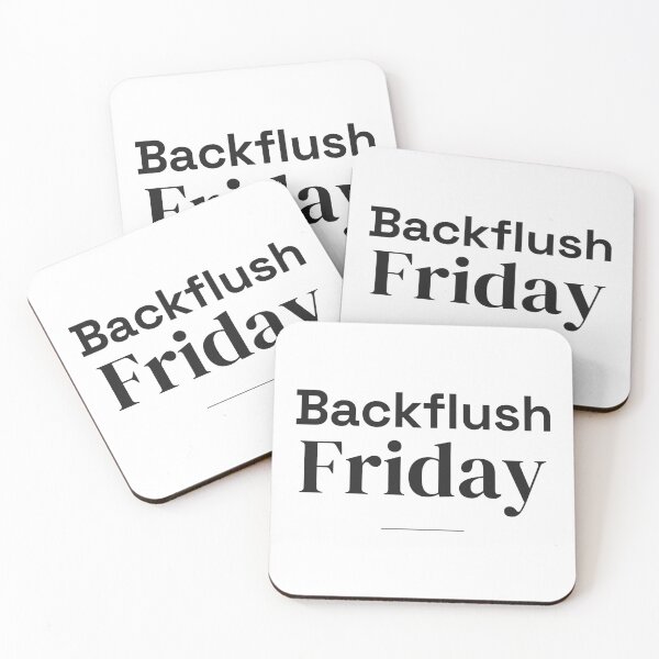 Item preview, Backflush Friday Barista Espresso Machine Humor designed and sold by M94 STATION.