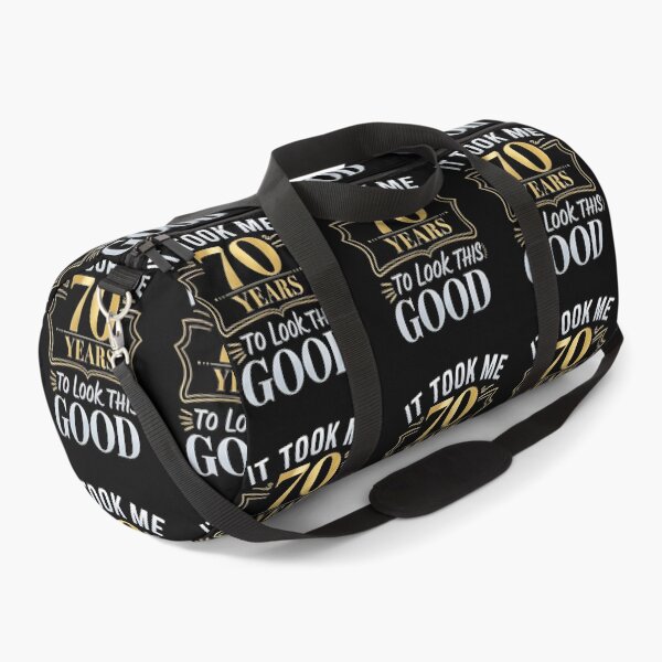 Item preview, It Took Me 70 Years to Look This Good - Funny 70th Birthday Gold Vintage Retro Design designed and sold by ZyziowskyArt.