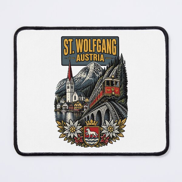 Item preview, St Wolfgang Austria Vintage Travel Tourism designed and sold by TravelersGems.