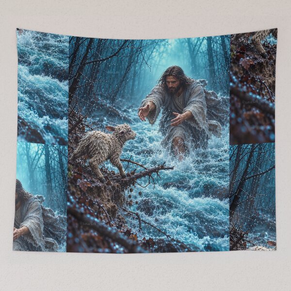 Item preview, Rescue of the Lost Lamb designed and sold by LuluLeb.
