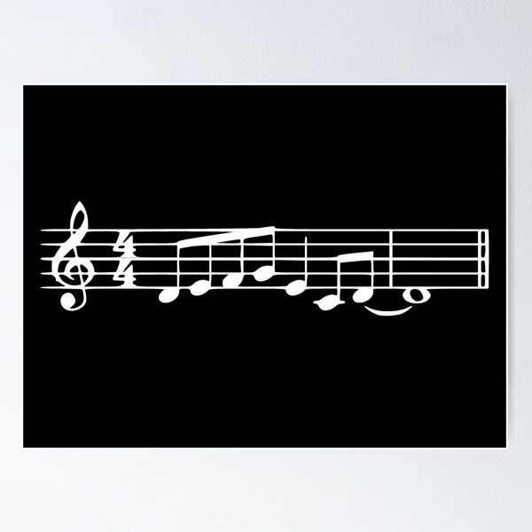 Item preview, The Lick - Jazz Music Meme (black) designed and sold by aculrr.