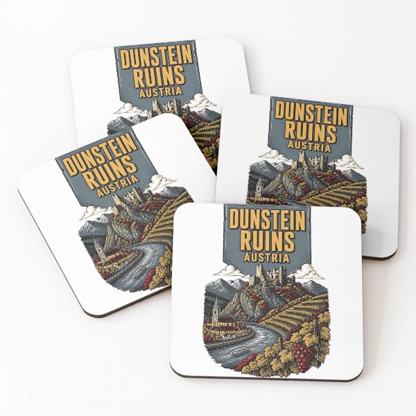 Item preview, Durnstein Ruins Austria Vintage Travel Tourism designed and sold by TravelersGems.