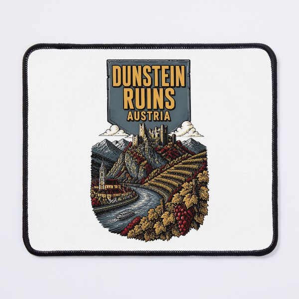 Item preview, Durnstein Ruins Austria Vintage Travel Tourism designed and sold by TravelersGems.