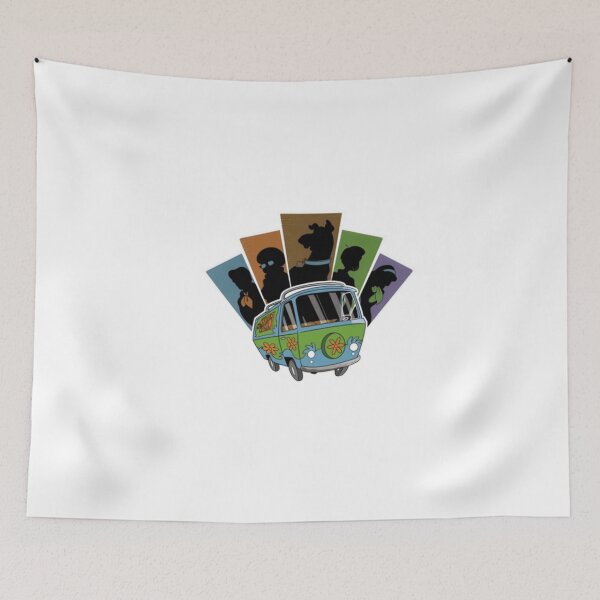 Item preview, Scooby Doo Mystery Machine Gang Silhouette Spooky designed and sold by HytoneArt.