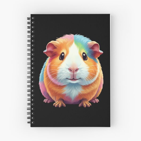 Item preview, Rainbow Guinea Pig - Colorful Vibrant Cavy Watercolor Illustration designed and sold by Lucid Dream Pixel.