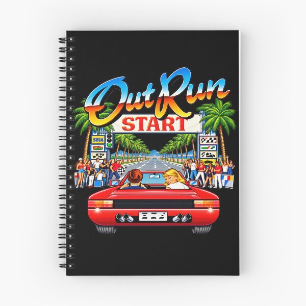 Item preview, OutRun Start T-Shirt | Retro Arcade Racing Game Inspired Tee | 80s Gaming Graphic Shirt designed and sold by GarnerSupplyCo.