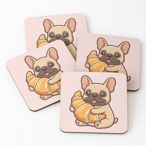 Item preview, French Bulldog Hugging a Croissant designed and sold by Rariks.