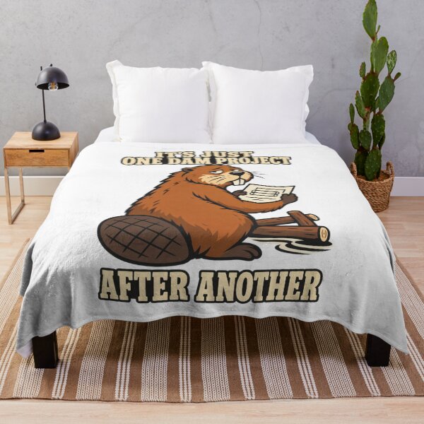 Item preview, It's Just One Dam Project After Another – Funny Beaver designed and sold by FreePath-Move.