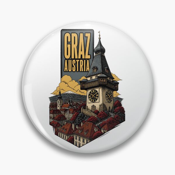 Item preview, Graz Austria Vintage Travel Tourism designed and sold by TravelersGems.