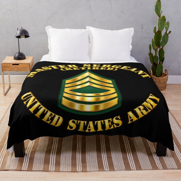 Item preview, Army - Master Sergeant - MSG - Retired - 3D - Transparent designed and sold by Military Insignia Products.