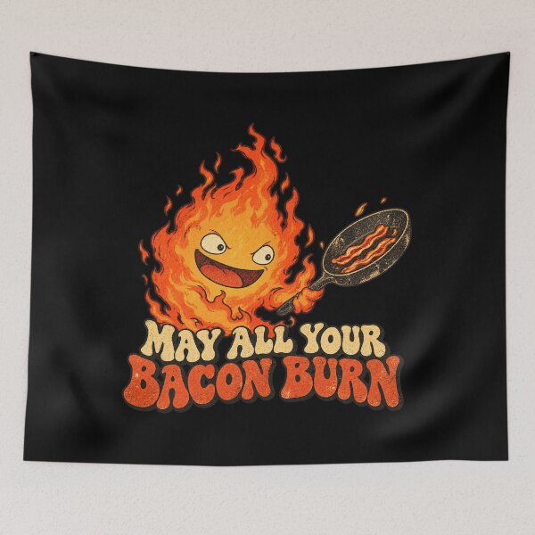 Item preview, Calcifer May All Your Bacon Burn designed and sold by Pandaburba.