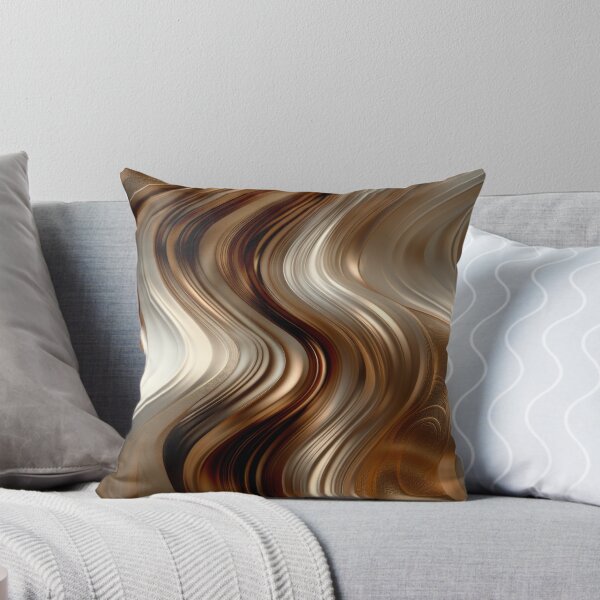 Item preview,  Gold and Silver Abstract Metallic Waves  designed and sold by MargaretWiktor.