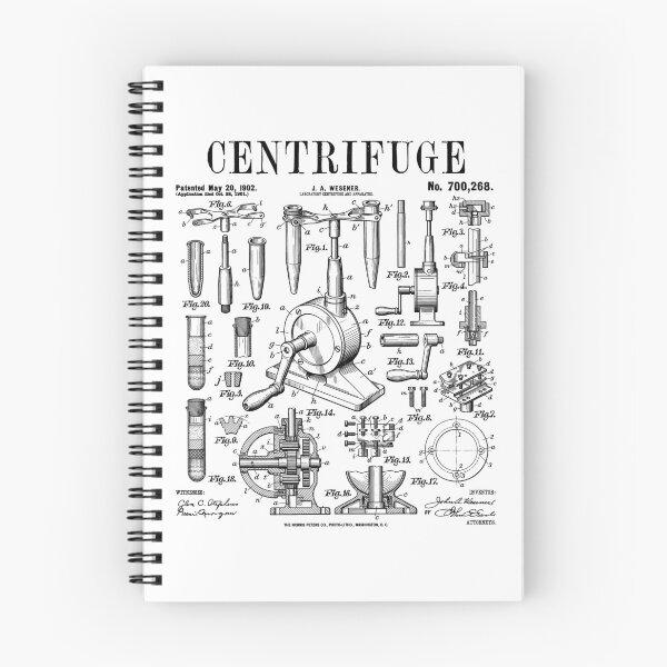 Item preview, Chemistry Biology Lab Science Vintage Centrifuge Patent designed and sold by GrandeDuc.