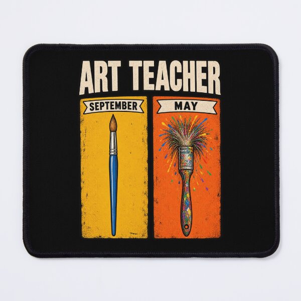 Item preview, Retro Art Teacher Paintbrushes designed and sold by ROUX-ART.