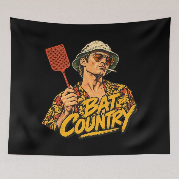 Item preview, Fear and Loathing Bat Country designed and sold by Pandaburba.