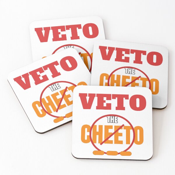 Item preview, VETO THE CHEETO – Funny Anti-Trump Protest designed and sold by TeeheesAndCo.