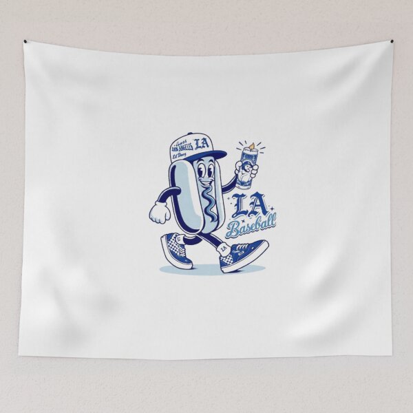Item preview, Vintage Los Angeles Dodgers Hot Dog Baseball Shirt  designed and sold by HytoneArt.