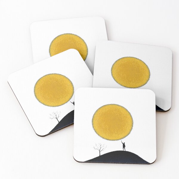 Item preview, Minimalist Stippling Sun Surreal Philosophy Illustration designed and sold by  One City Two Children Studio.