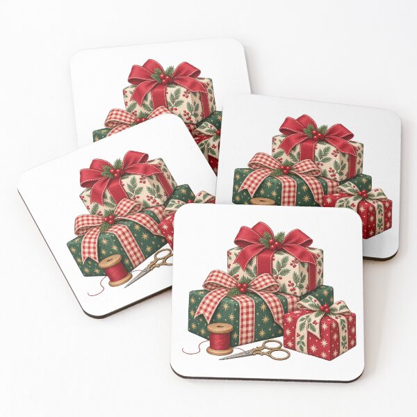 Item preview, Fabric Gift Workshop — Cozy Christmas Sewing Room designed and sold by narinzoon.