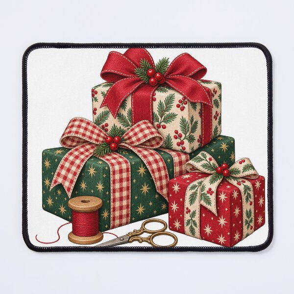 Item preview, Fabric Gift Workshop — Cozy Christmas Sewing Room designed and sold by narinzoon.