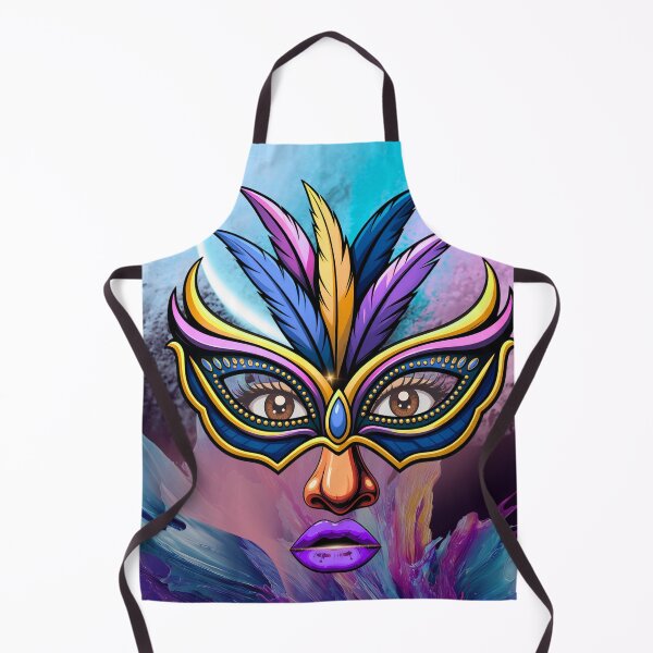Item preview, Carnival Masquerade Mask Vibrant Art Design designed and sold by tinkeybabes.