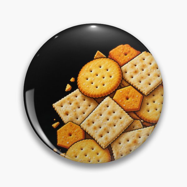 Item preview, Assorted Crackers Snack Illustration designed and sold by ROUX-ART.