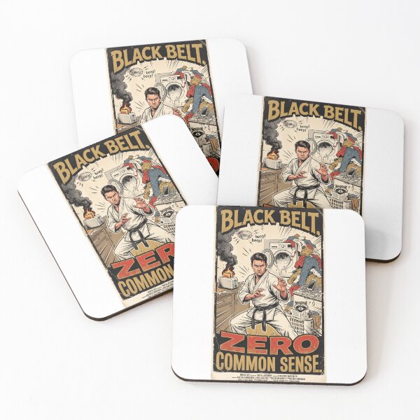 Item preview, Black Belt in Karate, Zero Common Sense – Funny Martial Arts Humor designed and sold by FitEnvy.