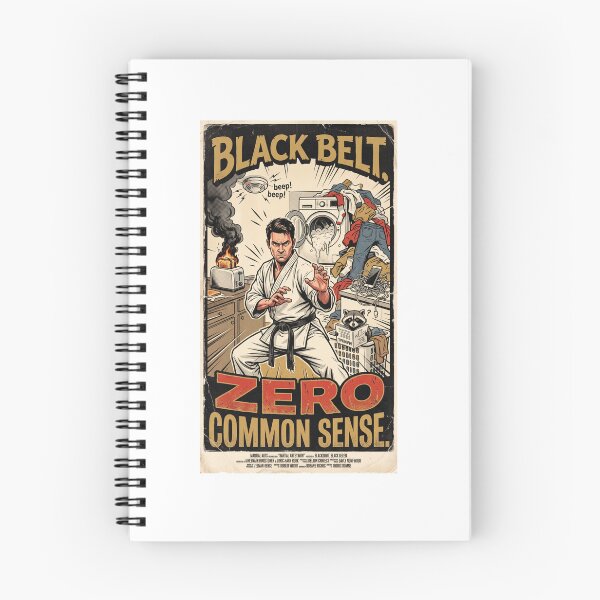 Item preview, Black Belt in Karate, Zero Common Sense – Funny Martial Arts Humor designed and sold by FitEnvy.