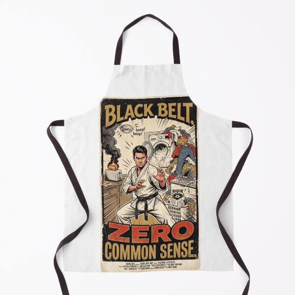 Item preview, Black Belt in Karate, Zero Common Sense – Funny Martial Arts Humor designed and sold by FitEnvy.