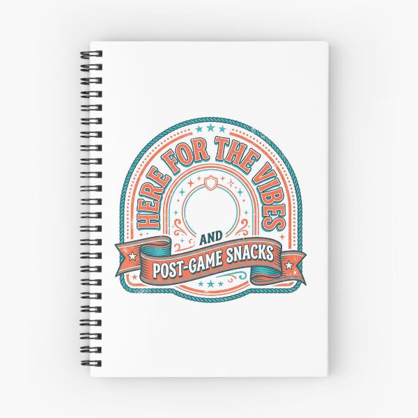 Item preview, Here For The Vibes And Post-Game Snacks Vintage Sports Art designed and sold by Namphet.
