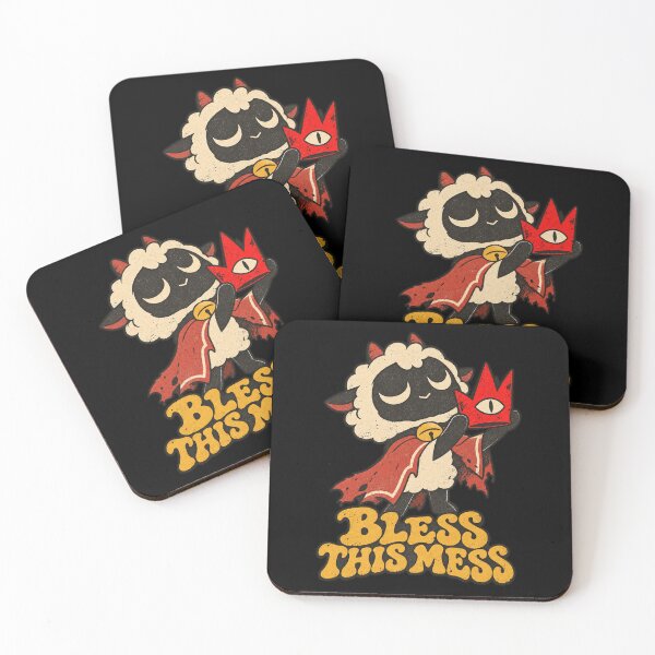 Item preview, Cult of the Lamb Bless This Mess designed and sold by Pandaburba.