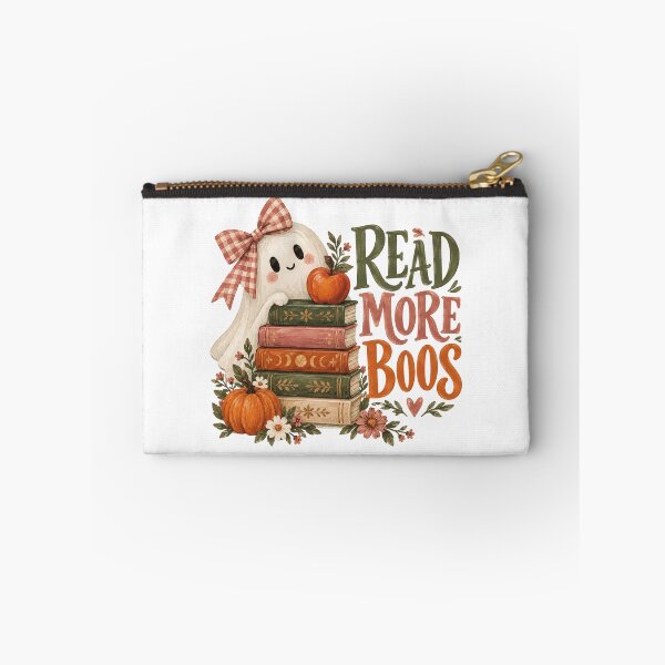 Item preview, Read More Boos Ghost with Autumn Book Stack designed and sold by Cute-and-Co.
