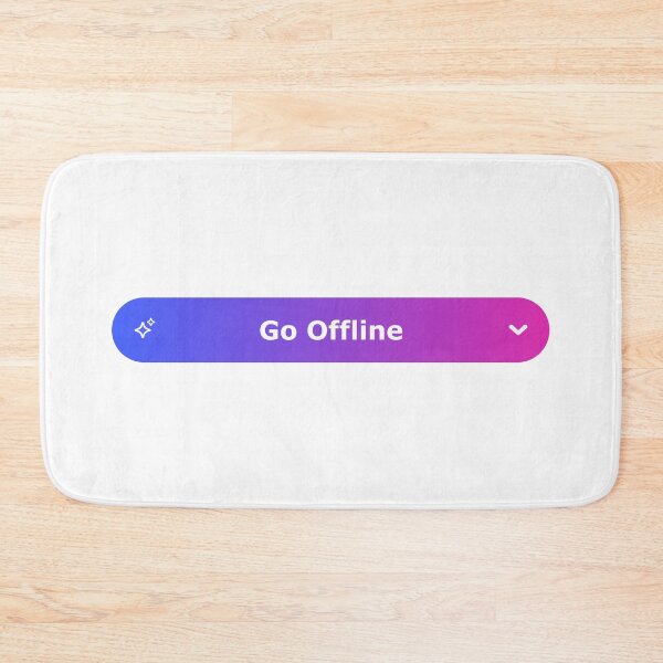 Item preview, Digital Detox – Go Offline Button designed and sold by AnnSign.