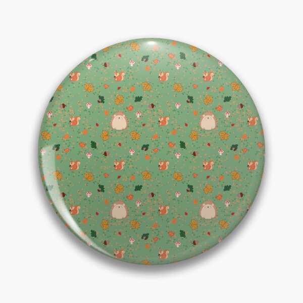 Item preview, Woodland Friends Sage Seamless Pattern | Cute Forest Animals Green Autumn Repeat Pattern designed and sold by Herzbaumatelier.