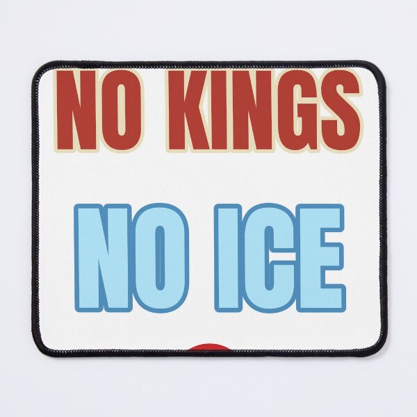 Item preview, NO KINGS NO ICE – Protest designed and sold by TeeheesAndCo.