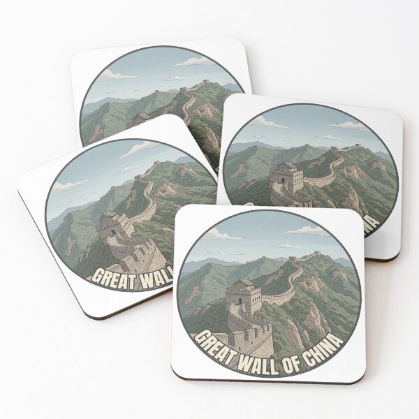Item preview, Great Wall of China Travel Badge – China Vintage Souvenir designed and sold by DesignMaxa.