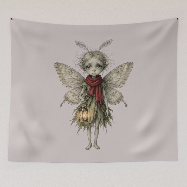 Item preview, Winter Moth Fairy Lantern Snow designed and sold by Faelottie.