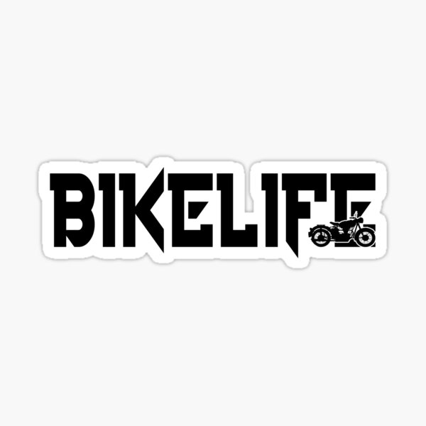 "Bike Life" Sticker for Sale by MuscleWolf Redbubble